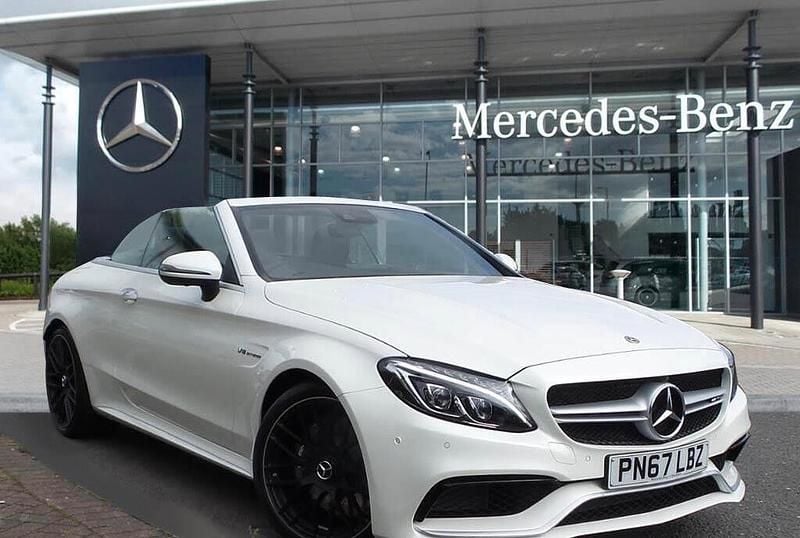 White Used 2017 Mercedes C63 AMG Premium Cabriolet | £32,995 (Super price) - Image 1/4