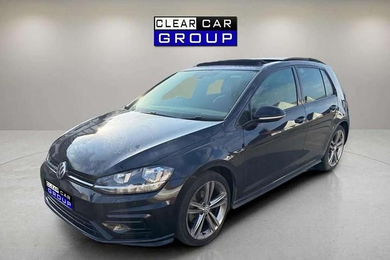Used VW Golf VII R-line 150 HP (110 kW) 2018 Black Hatchback