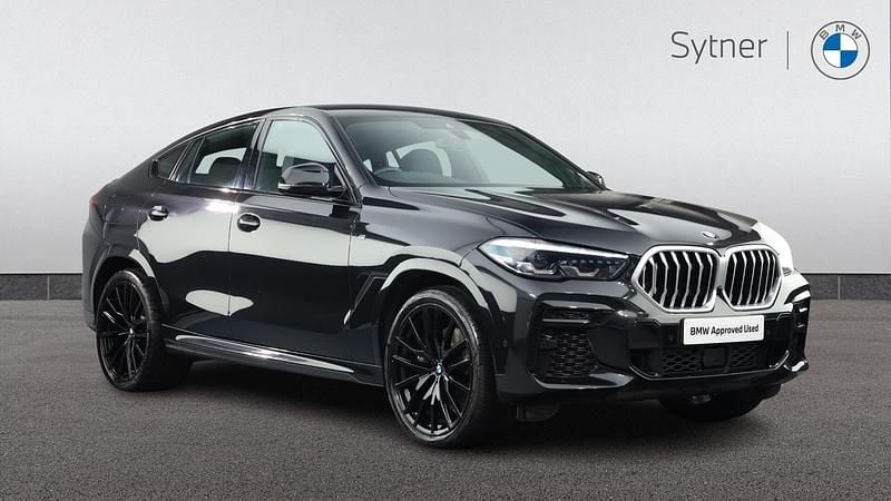 Black Used 2021 BMW X6 M Sport SUV | £43,000 (Fair price) - Image 1/4