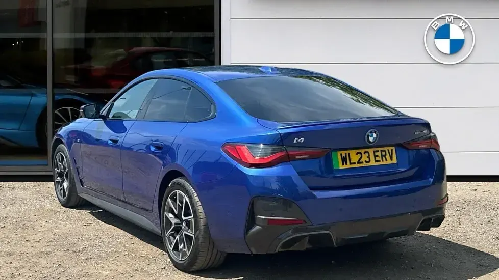 Used BMW i4 M Sport 246 kW (335 HP) 2023 Blue Sedan