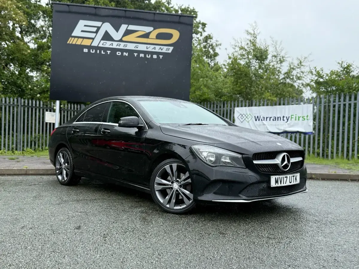 Used Mercedes CLA220 AMG line 177 HP (130 kW) 2017 Black Sedan