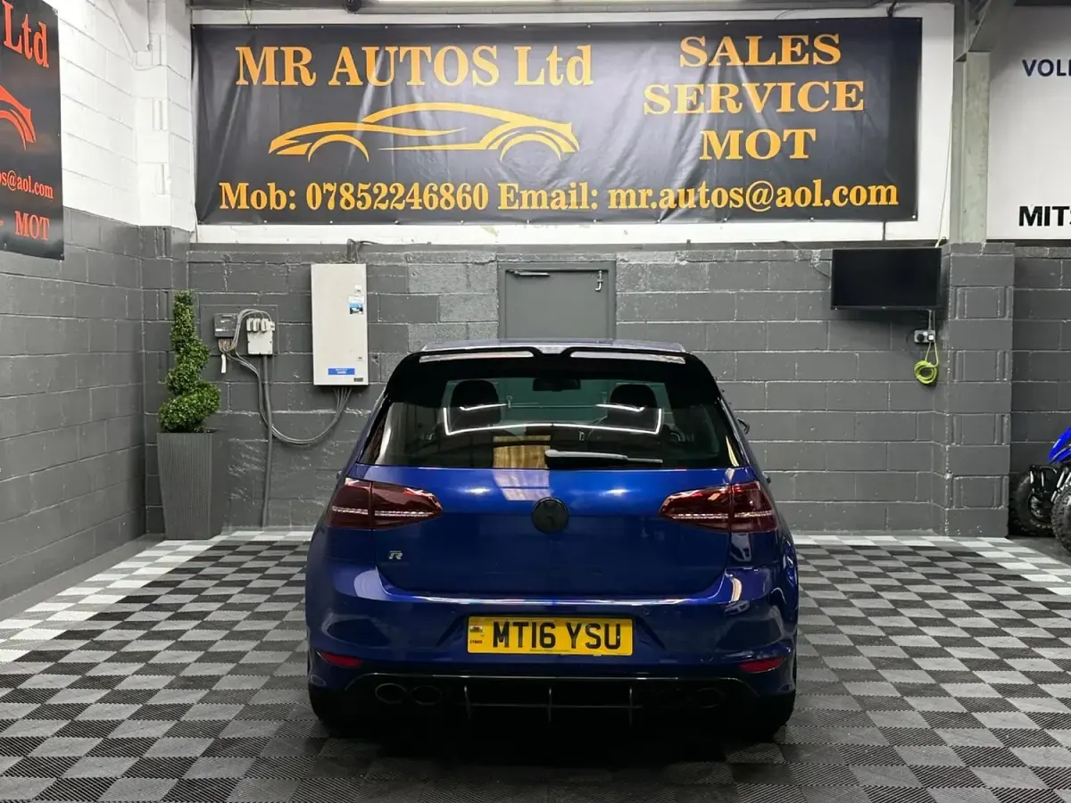 Used VW Golf VII R 2016 Blue Hatchback