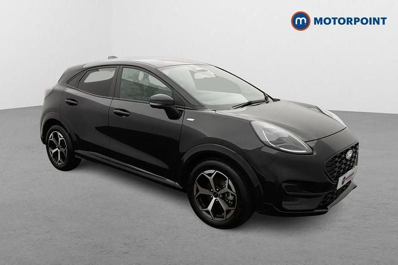 Black Used 2025 Ford Puma Gen-E ST-Line Hatchback | £20,499 (Fair price) - Image 1/4