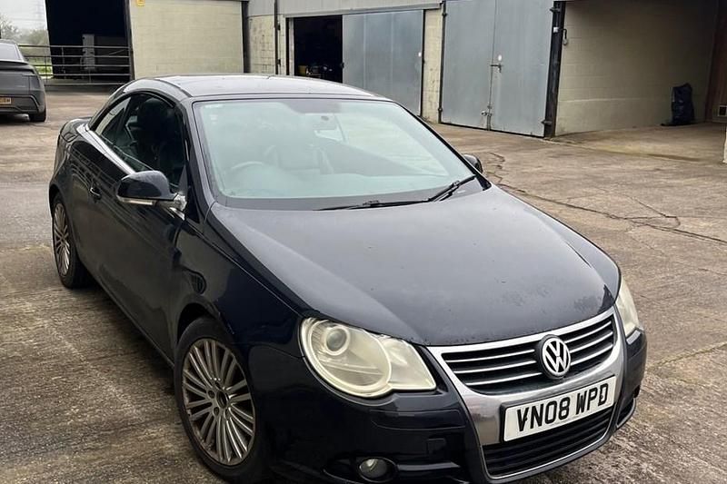 Used VW Eos Sportline 140 HP (102 kW) 2008 Black Cabriolet