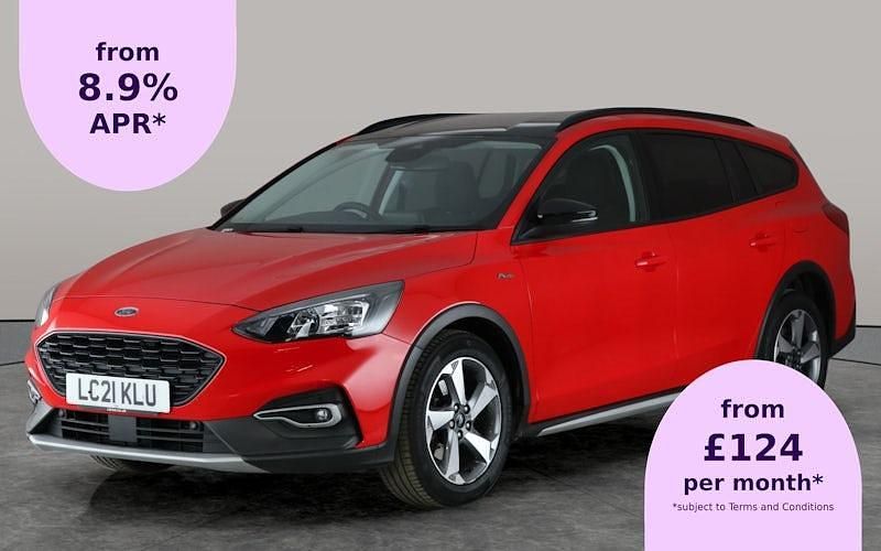 Red Used 2021 Ford Focus Active Estate | £10,172 (Super price) - Image 1/3