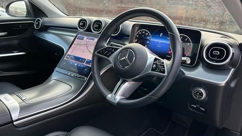 Used Mercedes C200 204 HP (150 kW) 2022 Graphite grey metallic Sedan