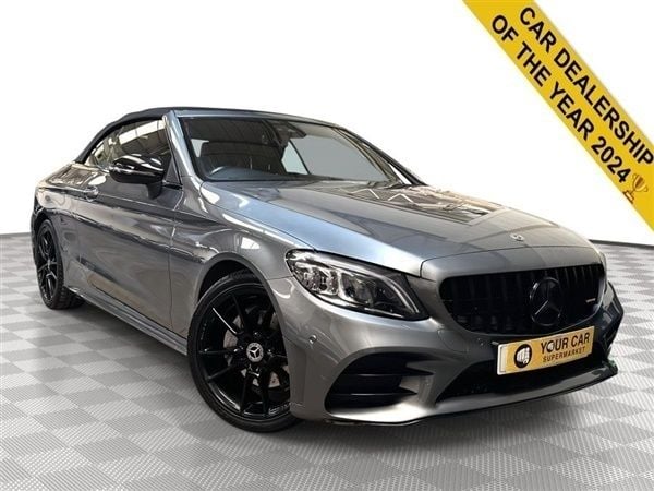 Grey Used 2021 Mercedes C200 AMG line Cabriolet | £23,445 (Fair price) - Image 1/1