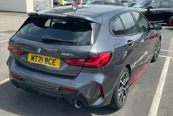 Used BMW 128 M Sport 265 HP (194 kW) 2021 Grey Hatchback