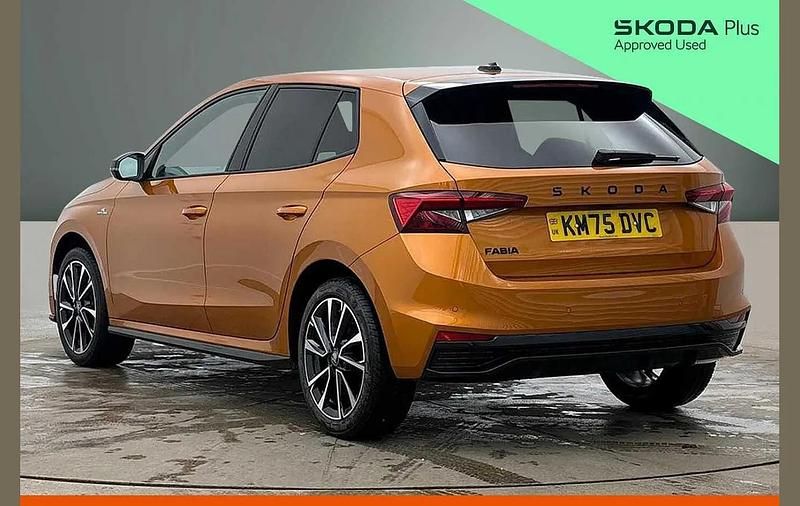 Used Skoda Fabia Monte Carlo 113 HP (83 kW) 2025 Phoenix orange metallic Hatchback