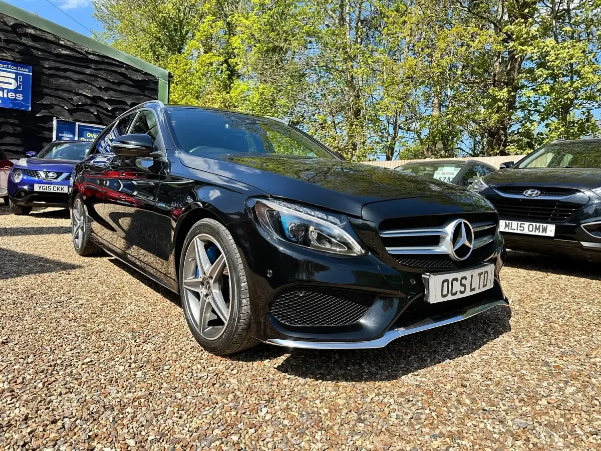 Begagnad Mercedes C350e AMG line 293 HK (215 kW) 2017 Svart Kombi