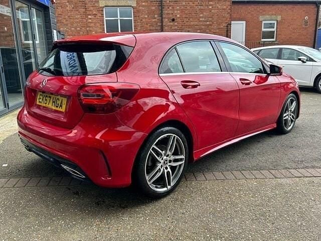 Used Mercedes A180 AMG line 109 HP (80 kW) 2017 Red Hatchback