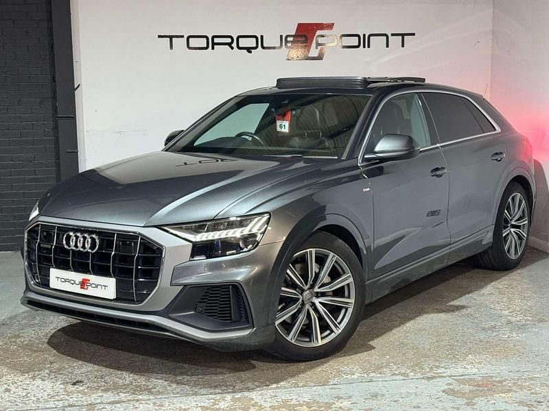 Grey Used 2018 Audi Q8 S-Line SUV | £31,950 (Fair price) - Image 1/4