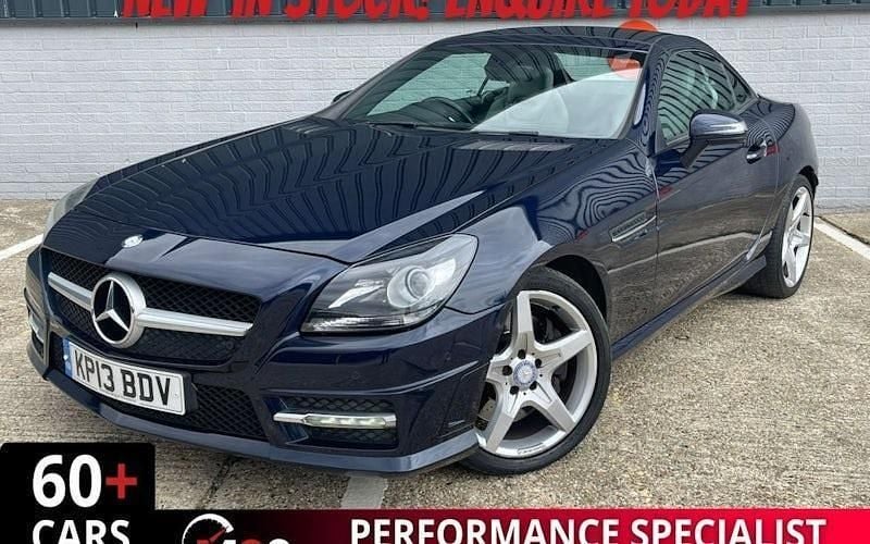 Blue Used 2013 Mercedes SLK250 AMG Cabriolet | £9,500 (Fair price) - Image 1/4