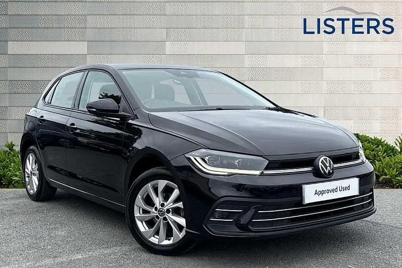 Black Used 2022 VW Polo Style Hatchback | £14,595 (Fair price) - Image 1/4