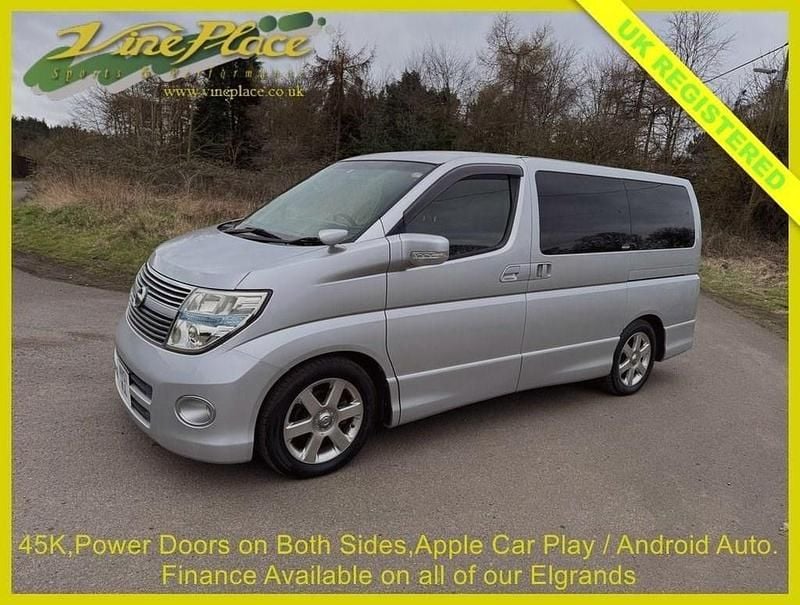 Used Nissan Elgrand 2008 Silver MPV