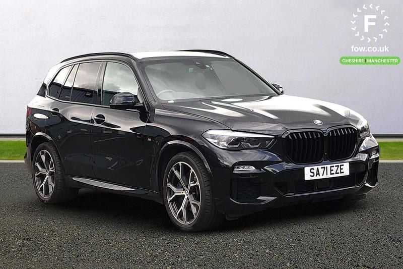 Black Used 2021 BMW X5 M Sport SUV | £37,099 (Good price) - Image 1/4