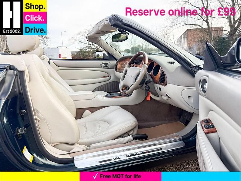 Used Jaguar XKR Supercharged 370 HP (272 kW) 2001 Green Coupe