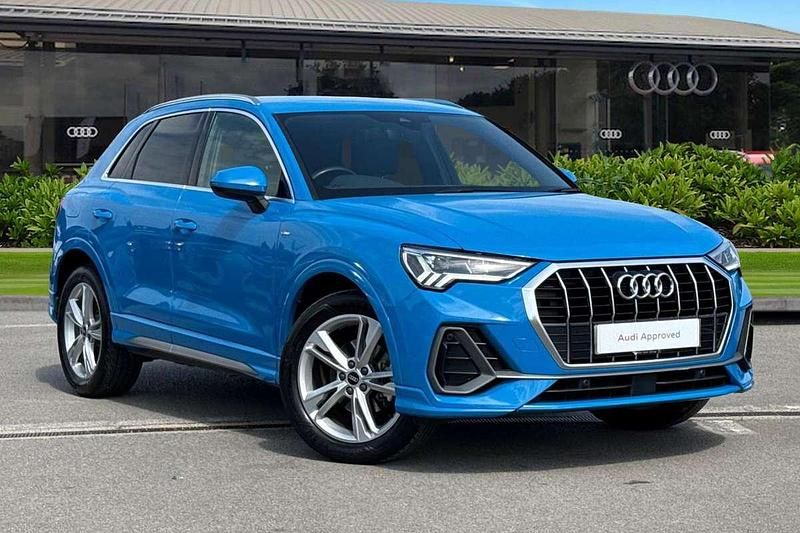 Blue Used 2021 Audi Q3 S-Line SUV | £24,980 (Good price) - Image 1/4