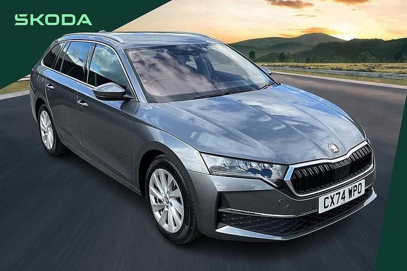 Grey Used 2024 Skoda Octavia SE L Estate | £22,159 (A bit pricey) - Image 1/4