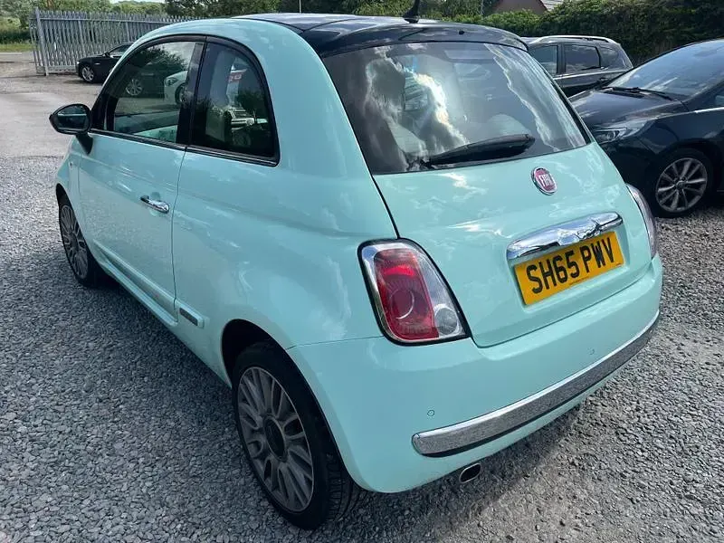 Used Fiat 500 69 HP (50 kW) 2015 Green Hatchback