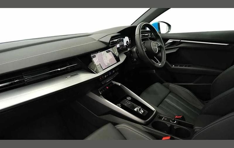 Used Audi A3 S-Line 147 HP (108 kW) 2023 Blue Sedan