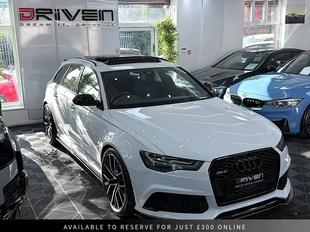 Used Audi RS6 Performance 596 HP (438 kW) 2018 White Estate