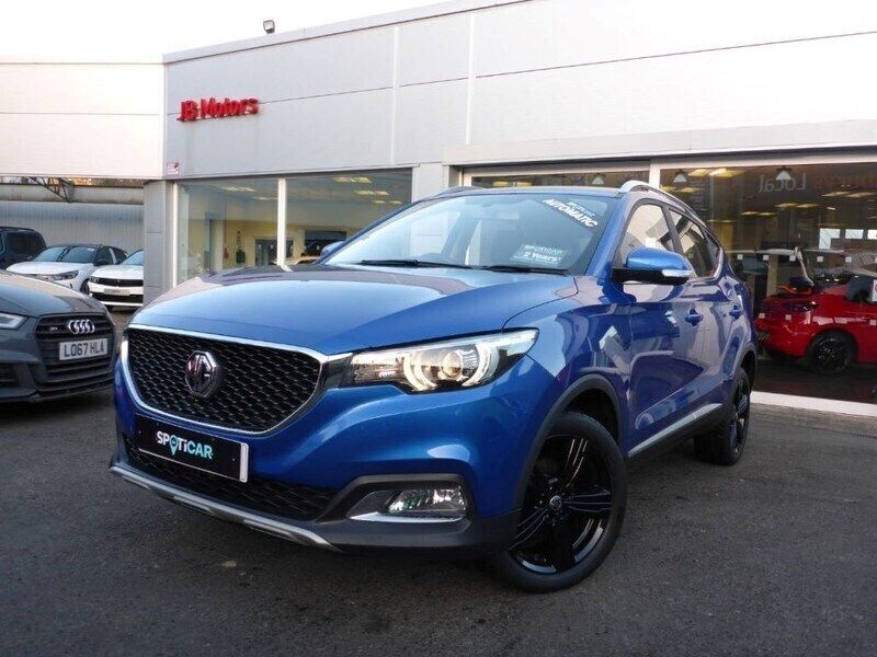 Laser blue Used 2019 MG ZS Exclusive Sedan | £12,295 (Fair price) - Image 1/4