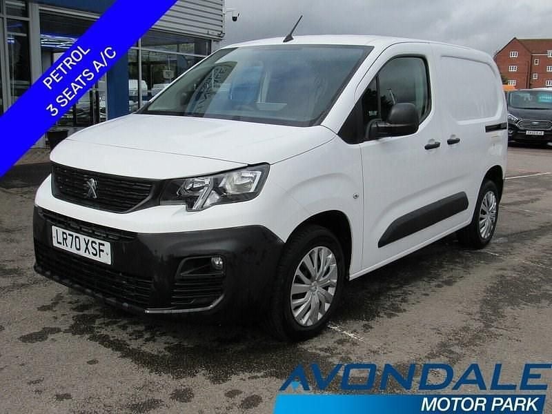 White Used 2020 Peugeot Partner Van | £10,490 (Fair price) - Image 1/3