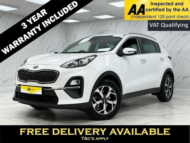White Used 2021 Kia Sportage 2 SUV | £12,995 (Fair price) - Image 1/2