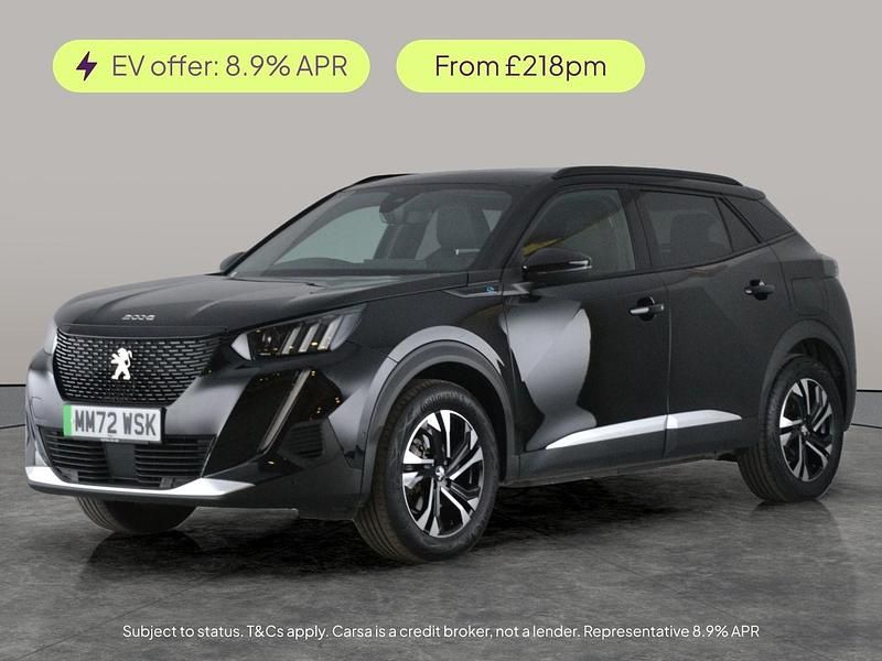 Black Used 2022 Peugeot e-2008 GT SUV | £14,027 (Fair price) - Image 1/1