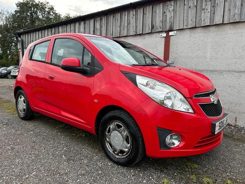Red Used 2010 Chevrolet Spark LS Hatchback | £1,000 (Fair price) - Image 1/4