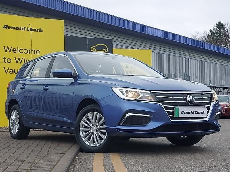 Used MG MG5 EV Excite 114 kW (156 HP) 2021 Blue Estate