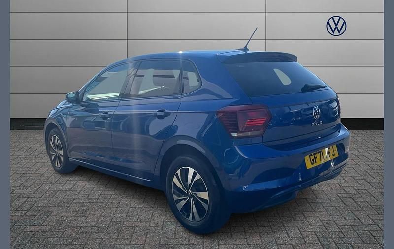 Used VW Polo Match 95 HP (69 kW) 2021 Blue Hatchback