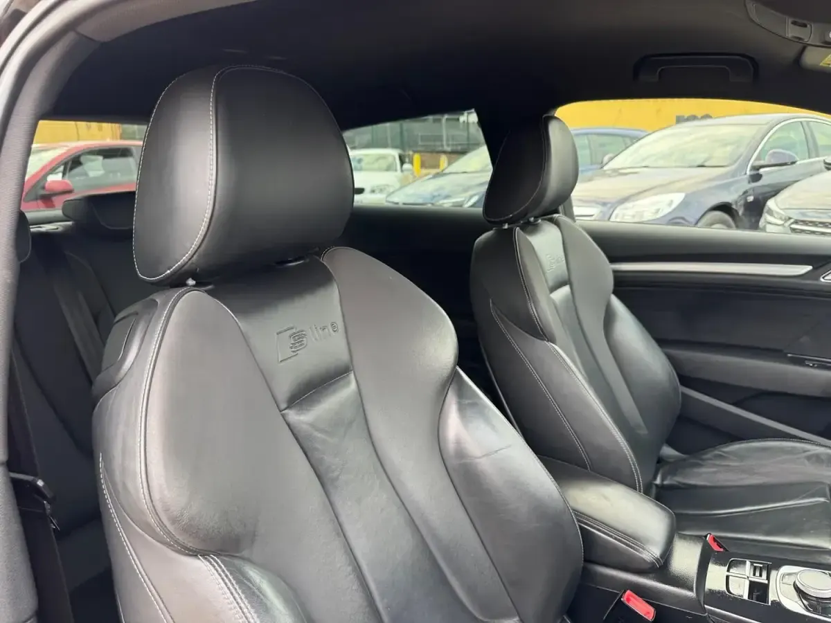 Used Audi A3 S-Line 150 HP (110 kW) 2014 Black Hatchback