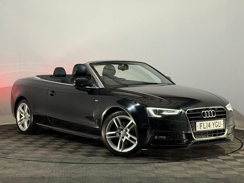 Black Used 2014 Audi A5 Cabriolet S-Line Cabriolet | £6,995 (Good price) - Image 1/4