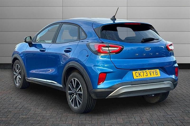 Used Ford Puma Titanium 125 HP (91 kW) 2023 Blue Hatchback