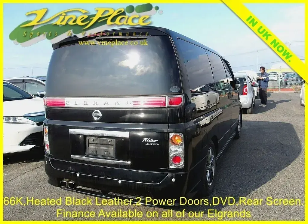 Used Nissan Elgrand 2008 Black MPV
