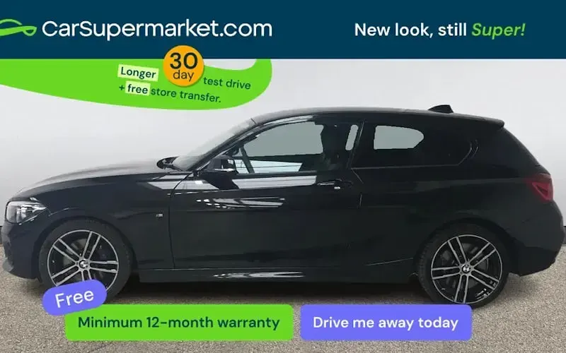 Begagnad BMW 118 Efficient Dynamics 150 HK (110 kW) 2019 Svart Halvkombi