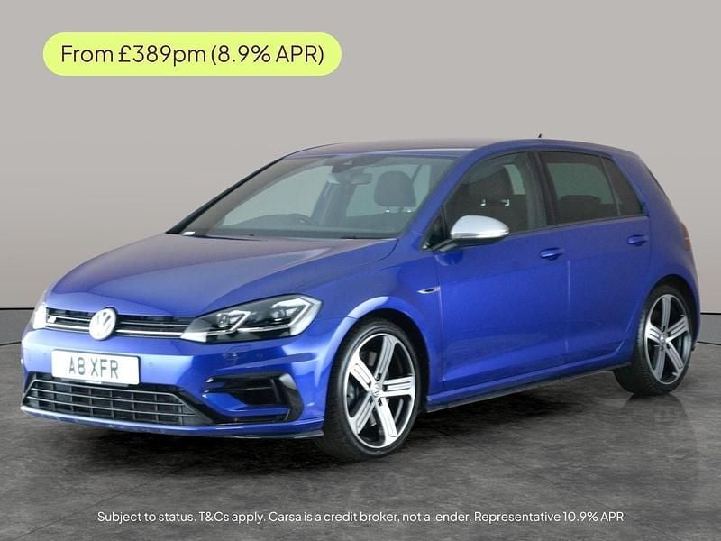Used VW Golf VII R 2020 Blue Hatchback