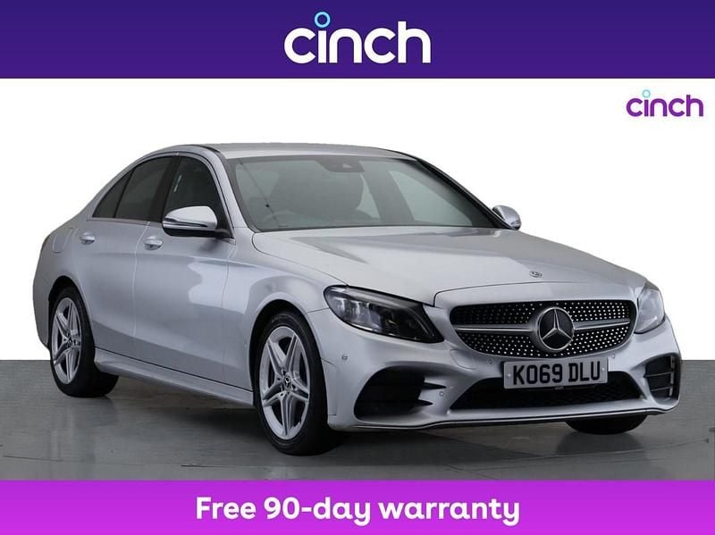 Silver Used 2020 Mercedes C300 AMG line Sedan | £17,929 (Super price) - Image 1/3