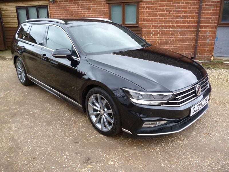Black Used 2020 VW Passat R-line Estate | £13,750 (Fair price) - Image 1/4