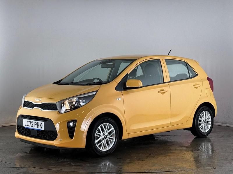 Used Kia Picanto 2022 Yellow Hatchback