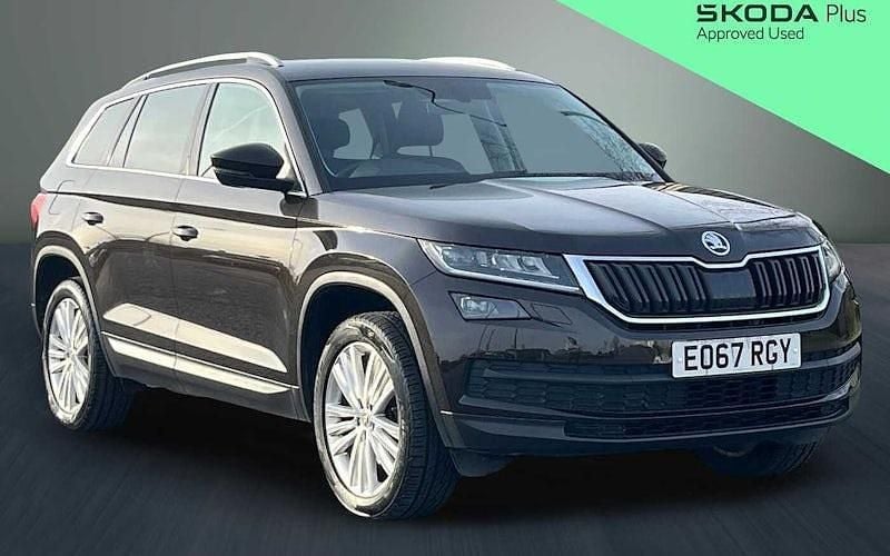 Used Skoda Kodiaq SE L 150 HP (110 kW) 2017 Brown SUV