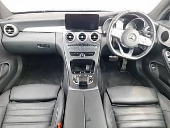 Used Mercedes C200 AMG line 184 HP (135 kW) 2022 Blue Coupe