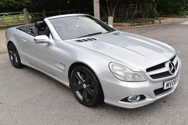 Used Mercedes SL500 2008 Silver Cabriolet