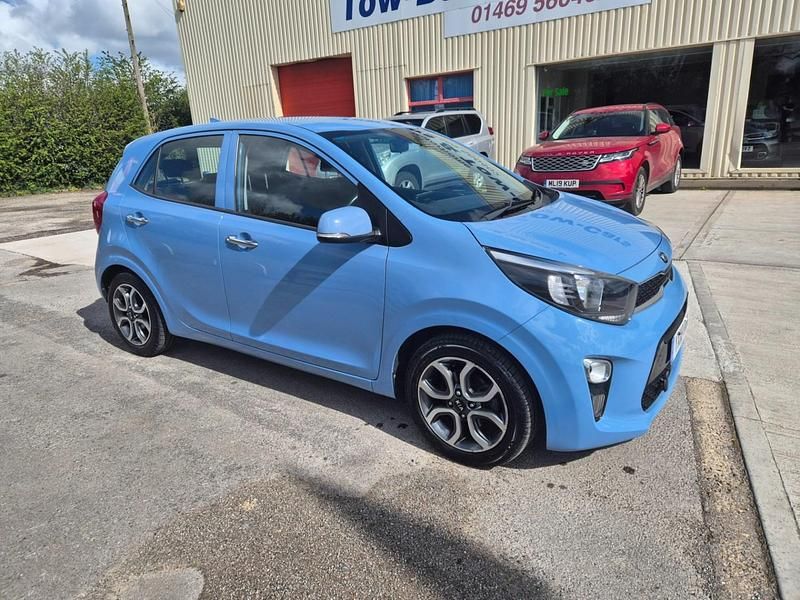 Used Kia Picanto 84 HP (61 kW) 2018 Blue Hatchback