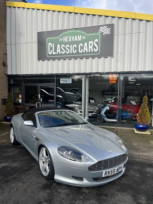Used Aston Martin DB9 450 HP (330 kW) 2005 Silver Cabriolet