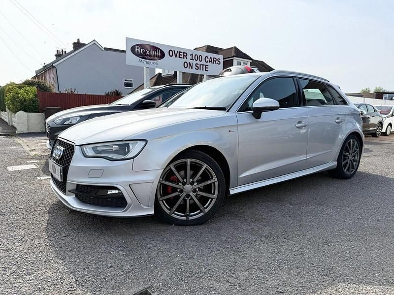Silver Used 2014 Audi A3 S-Line Hatchback | £11,499 (Expensive) - Image 1/4
