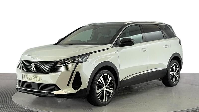 White Used 2021 Peugeot 5008 GTi MPV | £21,470 (Fair price) - Image 1/4