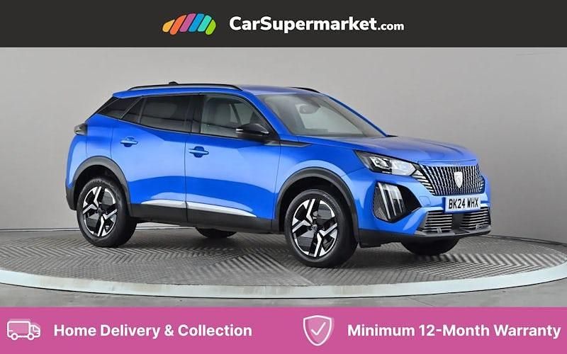 Blue Used 2024 Peugeot 2008 Allure SUV | £16,997 (Fair price) - Image 1/4